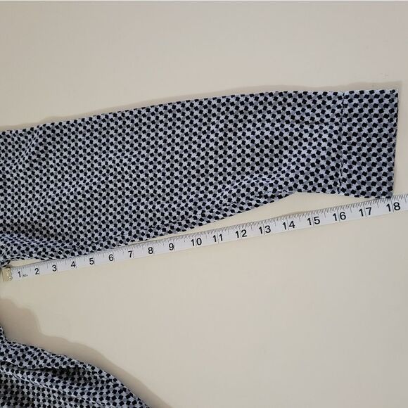 J.Jill Women's V-neck Button Down Collared Print Blouse - Picture 6 of 11